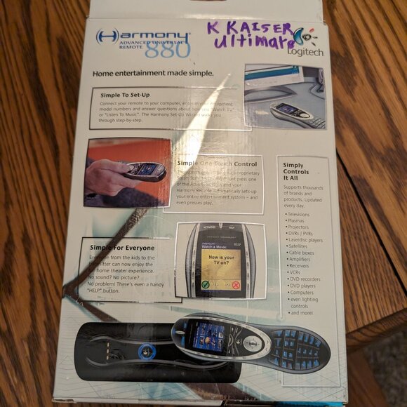 Logitech Harmony 880 Universal Remote - Picture 2 of 5